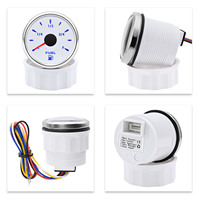 Vente flash : Jauge de niveau d'huile 85 mm, cadran noir, 0-190 ohms, 12 V/24 V
