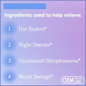 Capsules OEM très vendues pour la <span class=keywords><strong>ménopause</strong></span> : Équilibre hormonal, vitamines et suppléments pour la santé des femmes en période de <span class=keywords><strong>ménopause</strong></span> - Product Image 4