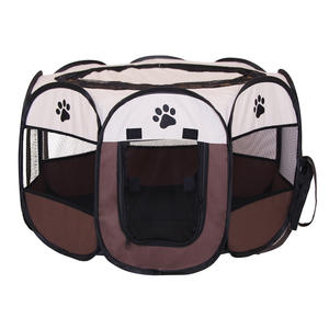 Corralito plegable para perros, tienda de ejercicio para mascotas, perrera portátil para interior y exterior con cubierta de sombra de malla extraíble - Product Image 4
