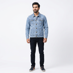 2026 NEW Plus Size <b>Men's</b> <b>Jackets</b> Cotton <b>Denim</b> Jeans Coat <b>Men</b> Casual Lapel Single Breasted Autumn Slim Fit <b>Mens</b> <b>Jacket</b> - Product Image 1