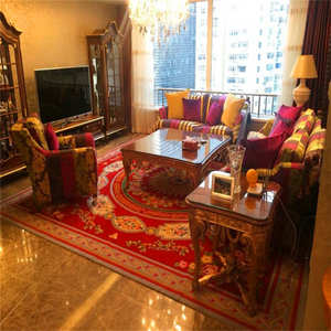 Maison Utilisé De Qualité Supérieure Bleu Royal D'art <span class=keywords><strong>En</strong></span> Soie 3d Imprimé Tapis De Luxe <span class=keywords><strong>Pour</strong></span> Salon - Product Image 6