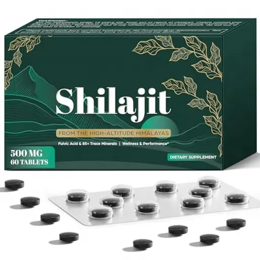 Bio 30.000 mg Himalaya Shilajit Tabletten mit Fulvinsäure Shilajit Harz Kapseln Shilajit Tabletten