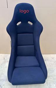 Sièges baquet de course pour voiture de sport en fibre de verre et fibre de carbone, avec revêtement en tissu PVC et <span class=keywords><strong>base</strong></span>, pour simulateur de course - Product Image 6