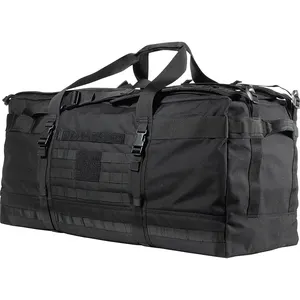 Factory custom 900d oxford organizer 106l tactical travel duffel bag travelling bags for men