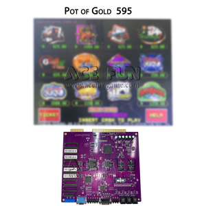 Macchina da Gioco Pot <span class=keywords><strong>O</strong></span> Gold Non-Skill con PCB 510/550/595, Giochi a Moneta con Touchscreen, 16 Giochi, Cabinet in Metallo, Versione Inglese - Product Image 3