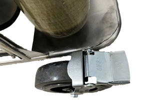 Apparecchio Respiratorio Autonomo (SCBA) Usato a Pressione Positiva con Tubo Lungo per Soccorso d'Emergenza su Carrello - Product Image 4