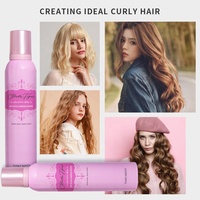 Mousse capillaire à l'huile de ricin biologique Mousse spray sans écaillement pour un coiffage durable qui dompte les frisottis Personnalisable