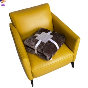 Mềm kết cấu sợi nhỏ Waffle flannel lông cừu ném chăn bán buôn - Product Image 3