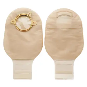 BLUENJOY Disposable Drainable 2 Piece Open System Ostomy Bag Colostomy Bag Pouch Stoma Disposal Ostomy Bag Pouch Colostomy