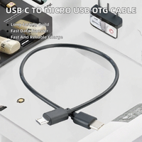 Câble USB C vers Micro USB OTG 1m, charge rapide et transfert de données fiable pour téléphones, tablettes, ordinateurs portables, accessoires, scanner