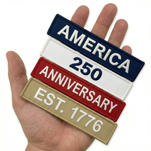 Écussons brodés personnalisés de drapeau pirate, à thermocoller, thème anniversaire américain, avec fermeture auto-agrippante - Product Image 2