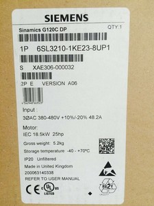6SL3210-1KE23-8UP1 18.5กิโลวัตต์ 400โวลต์ G120C SINAMICS PLC - Product Image 2