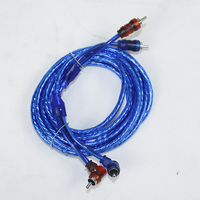 Câble Audio de voiture 2rca à 2rca, câble intercalaire de haute qualité, 5 pièces