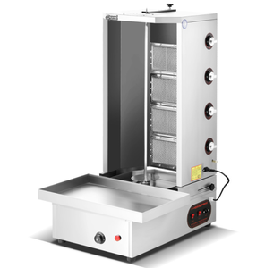 Machine à <span class=keywords><strong>Kebab</strong></span> à gaz rotative allemande, nouvelle technologie, poulet Shawarma Grill Machine automatique à vendre - Product Image 1