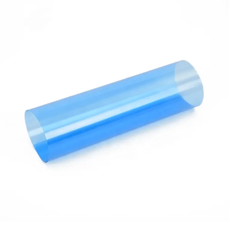 새로운 소재 PVC 라이트 블루 컬러 강성 필름 0.1MM 두꺼운 최고의 가격