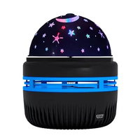 Nouvelle lampe d'ambiance USB 3W, projecteur rotatif étoilé, projecteur RGB, lampe boule magique, lampe de nuit LED en cristal