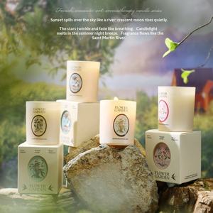 Coffret Cadeau Bougie d'Aromathérapie Style Français, Série <span class=keywords><strong>Jardin</strong></span> Tuileries, Art Mural Creux Créatif, Parfumée Artisanale <span class=keywords><strong>de</strong></span> Niche Haut <span class=keywords><strong>de</strong></span> Gamme - Product Image 4