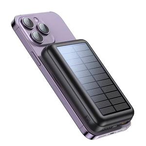 Nouveau chargeur de banque d'énergie <span class=keywords><strong>solaire</strong></span> magnétique Portable 10000mAh 22.5W Mini avec <span class=keywords><strong>batterie</strong></span> LI-Polymer charge sans fil pour Smartphones - Product Image 5