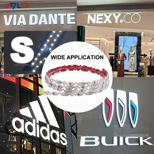 S loại 2835 120 60LEDs/M ziazag <span class=keywords><strong>LED</strong></span> Strip trắng <span class=keywords><strong>LED</strong></span> ánh sáng băng cho quảng cáo dấu hiệu IP20 - Product Image 2