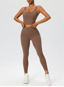 Nuevo diseño, logotipo personalizado, conjunto de Yoga para mujer, conjunto de Yoga de secado rápido para mujer, conjunto de Yoga transpirable para mujer a un precio razonable - Product Image 3