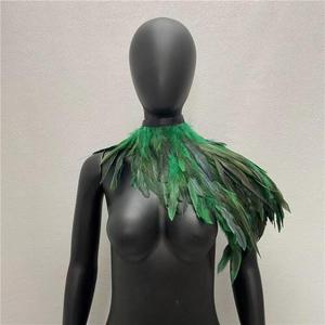 Capa de Hombro Suave con Plumas para Fotografía, Disfraces de Escenario y Espectáculos, Reuniones, Carnaval, Halloween, Pascua, Día de Todos los Santos - Product Image 3