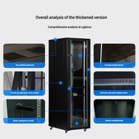 Centre de données de haute qualité armoire de serveur télécom armoire de données boîtier support serrure de porte en verre armoire réseau murale