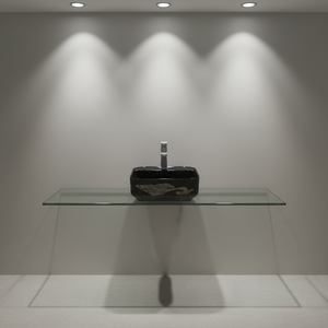 <span class=keywords><strong>Lavabo</strong></span> de Cerámica Integrado ZOGII Antique Black Rock, <span class=keywords><strong>Lavabo</strong></span> de Lujo para Hoteles de Alta Gama, Diseño Personalizable para Baños Domésticos - Product Image 2