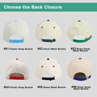 Gorra de béisbol estructurada de 5 paneles de última tendencia 2026 con frente de color contrastante para promoción de equipos, gorra de camionero de dos tonos personalizada