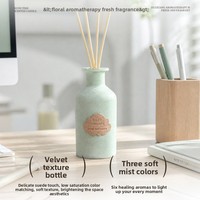 Diffuseur de parfum sans flamme en velours haut de gamme, recharge d'huile essentielle premium, liquide aromatique pour chambre et intérieur