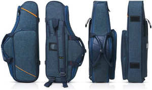 תיק גב ותיק הופעות 2 ב-1 לסקסופון אלט, מרופד, פוליאסטר עמיד, קל משקל - Product Image 2