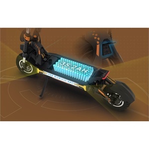 Scooter Plegable de Dos Ruedas con Batería de Litio de 12 Pulgadas, 35.2Ah, 21700, Marco de Aluminio - Product Image 4