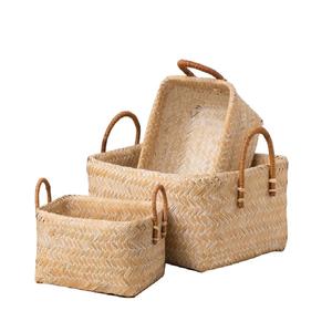 Panier en bambou lavé blanc Offre Spéciale rangement et Organization à domicile - Product Image 1