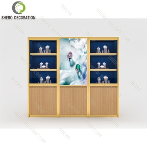 Vitrina de cristal resistente de tamaño personalizado vitrina de boutique de joyería vitrina de lujo - Product Image 4