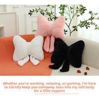 Coussin tissé en forme de papillon, super doux et moelleux, animal en peluche pour la décoration de chambre d'enfant ou cadeau de dessin animé