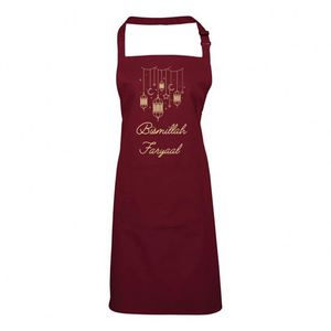 Juego de Delantales de Cocina Ajustables para Padres e Hijos con Diseño de Luna Creciente de la Mezquita, para el Ramadán Musulmán - Product Image 3