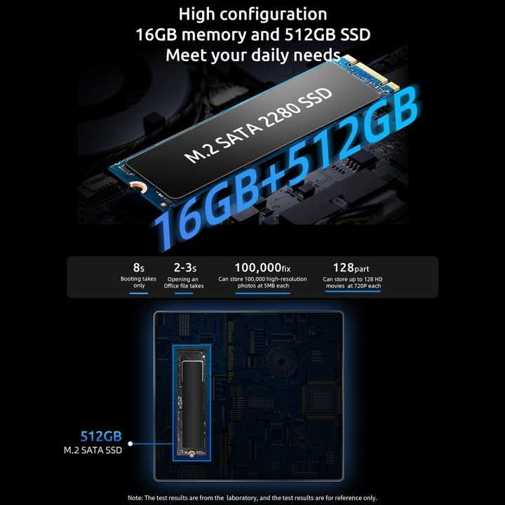 High Quality Win 11 Mini PC BMAX B4 Plus 16GB+512GB