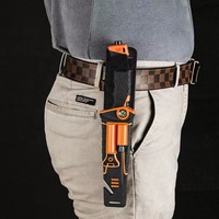 Couteau tactique à lame fixe de qualité industrielle pour la survie en plein air, le camping et la chasse, en acier inoxydable 420, avec lumière LED, multi-outils, OEM