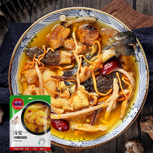 Soupe de côtes de <span class=keywords><strong>poulet</strong></span> à l'étuvée de <span class=keywords><strong>poulet</strong></span> aux <span class=keywords><strong>champignons</strong></span> Shan Native Fresh Style Complete Special Concentré Commercial Bone Liquid Blended - Product Image 1
