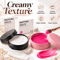 Pasta Pemetaan Alis 20g Grosir Warna Putih Pink Krim Pembentuk Alis Profesional Pasokan Massal untuk Pewarna Henna Salon Kecantikan PMU