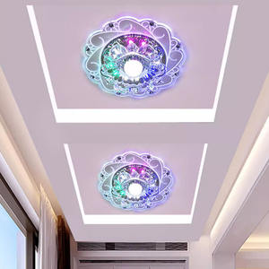 ไฟ LED ทางเดินคริสตัลแบบเรียบง่ายทันสมัยโคมไฟทางเดินตรงทางเข้าระเบียงดวงไฟที่ขายดีที่สุดติดตั้งได้ทั้งสว่างและมืด - Product Image 1