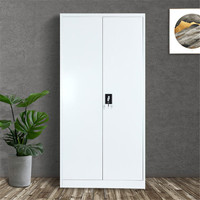 LAKSHYO Vente à chaud Étagères réglables 2 portes Lightning Locker School Workshop Office Metal File Storage Cabinet