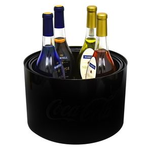 Cubo de <span class=keywords><strong>Hielo</strong></span> de Latón Plateado de Gran Tamaño de 10L <span class=keywords><strong>con</strong></span> <span class=keywords><strong>Tapa</strong></span> Negra, Cubo de <span class=keywords><strong>Hielo</strong></span> para Cerveza, Champán y Vino - Product Image 5