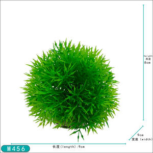 Fournitures de réservoir de poissons décoration d'<span class=keywords><strong>aquarium</strong></span> boule d'herbe <span class=keywords><strong>aquarium</strong></span> simuler plante <span class=keywords><strong>aquarium</strong></span> poisson jouet paysage écologique - Product Image 4
