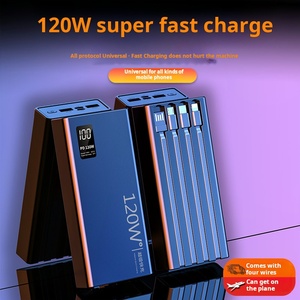 20000 mA <span class=keywords><strong>power</strong></span> <span class=keywords><strong>bank</strong></span> 120W carregamento rápido grande capacidade telefone celular fonte de alimentação PD 22.5W powrbanks - Product Image 2