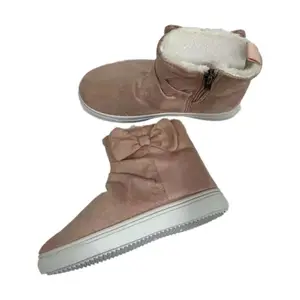 أحذية الشتاء الصوفية الدافئة الجديدة للأولاد والبنات، أحذية مارتن القصيرة المقاومة للانزلاق