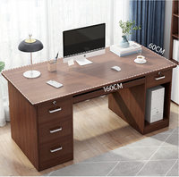 Bureau à domicile ordinateur bureau bureau bureau et chaise ensemble de personnel moderne simple table de bureau unique avec tiroirs