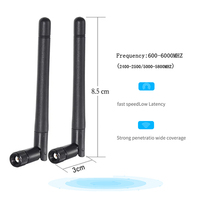 Antenne Wi-Fi à gain élevé pour usine, Tri-bande 2.4GHz 5GHz 6GHz, Antenne en caoutchouc sans fil 2.4G pour modem