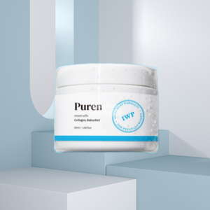 Crème hydratante pour le visage Puren 100 heures pour la grossesse, acide hyaluronique, collagène à faible poids moléculaire, testée cliniquement, 100 ml, coréenne - Product Image 1