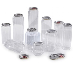 Envase de Plástico PET de Grado Alimenticio de 250 ml y 500 ml para Bebidas con 202 #   Tapa de Aluminio Fácil de Abrir para Envases de Refrescos, Café y Jugos - Product Image 2