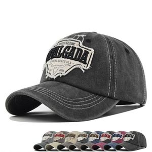 Gorras Deportivas de 6 Paneles con Logotipo 3D al por Mayor, Gorras de Béisbol de Dos Tonos, Estilo Vintage Lavado, Apliques Bordados, Formales y Deportivas - Product Image 1